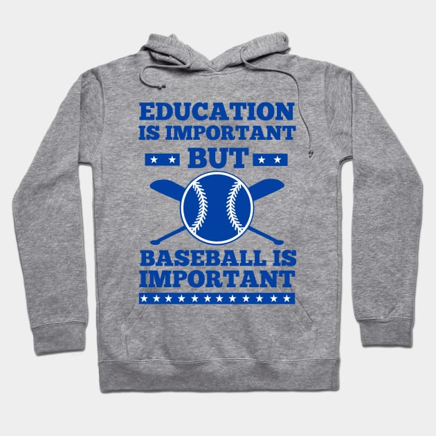 education is important but baseball is important shirts Hoodie by Captainstore